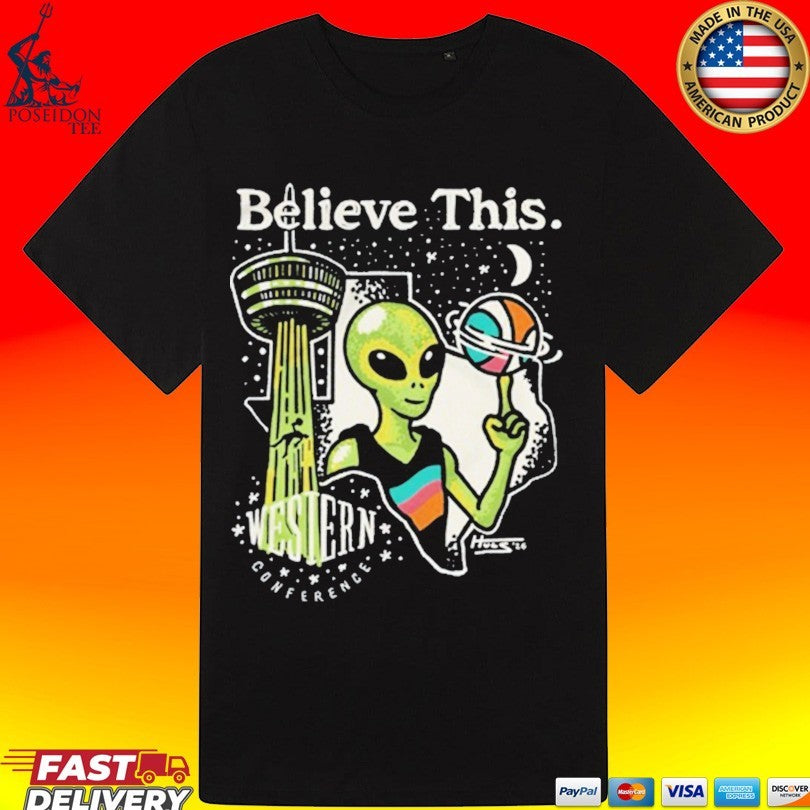 Spurs Believe This Western Conference 2026 T-shirt