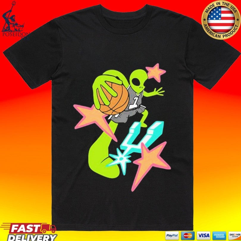Spurs Conference Finals Wemby Alien 2026 T-shirt