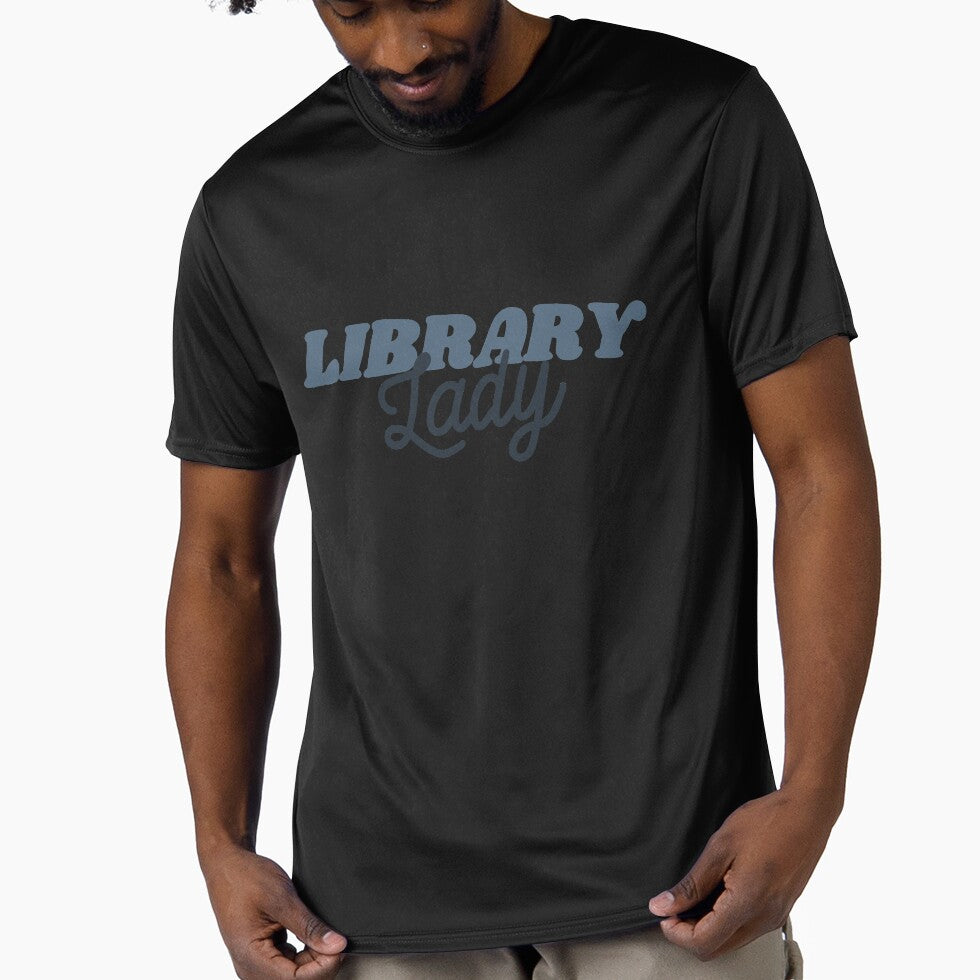 Library Lady Design in Blue & Navy by WildeandCo