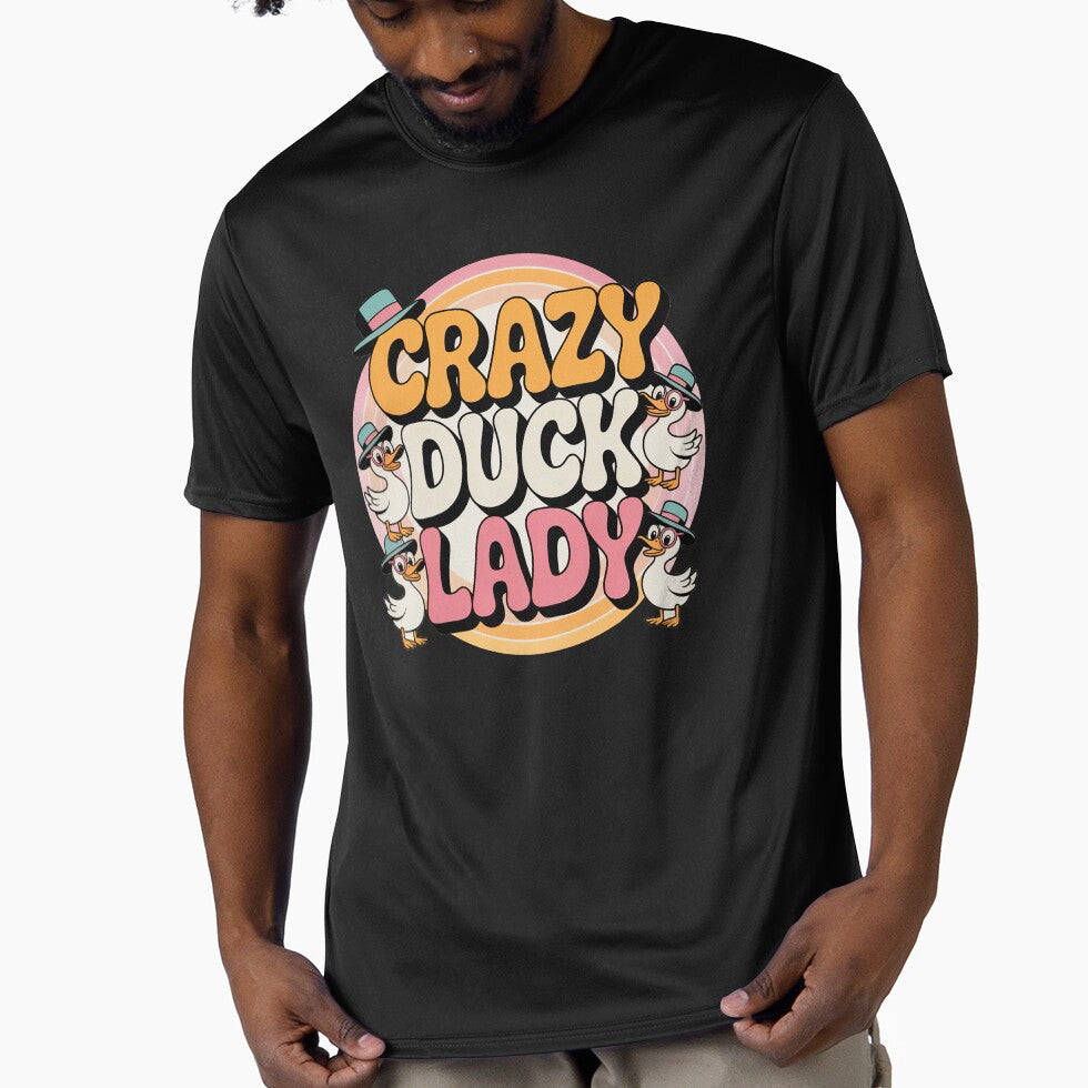 Crazy Duck Lady by graphic-genie