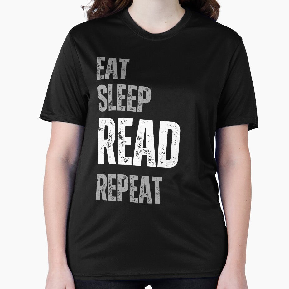 eat sleep read repeat by Bluecat93