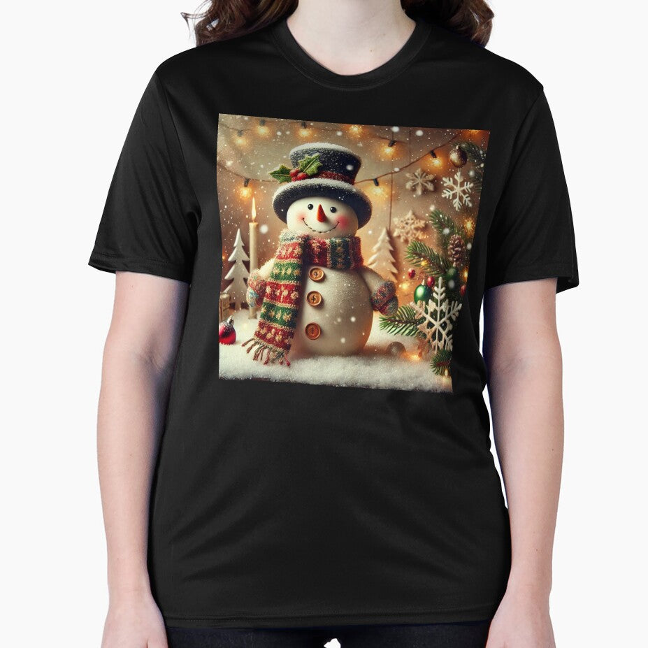 Christmas retro snowman by MindsAtelier
