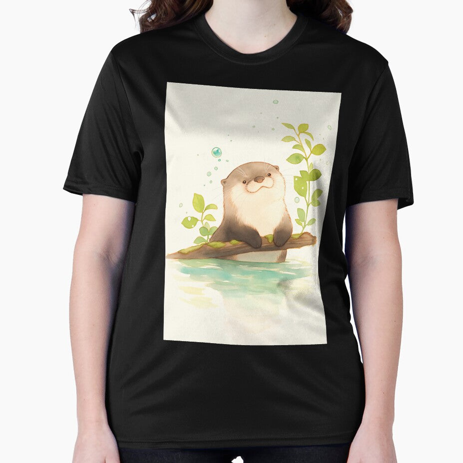 Otter on the Driftwood Dream by AshiraCreations