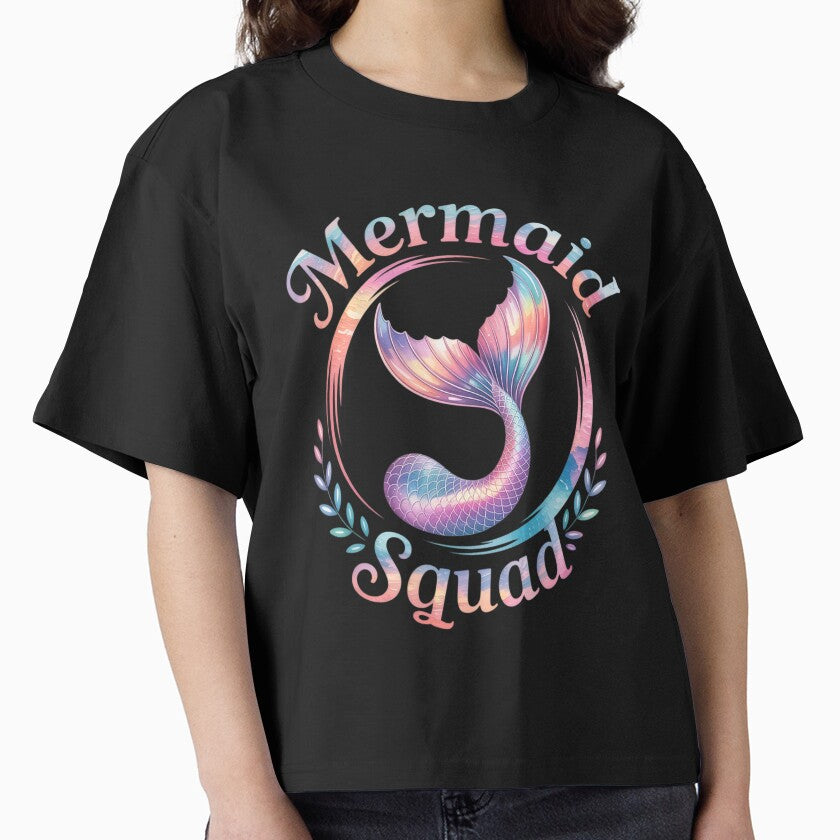 Mermaid Birthday Squad Party Matching Womens by AmparoBoyle