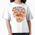 MY CUP IS FULL OF AUTUMN  with cup that is filled with fall/autumn elements. by ZANU creativity