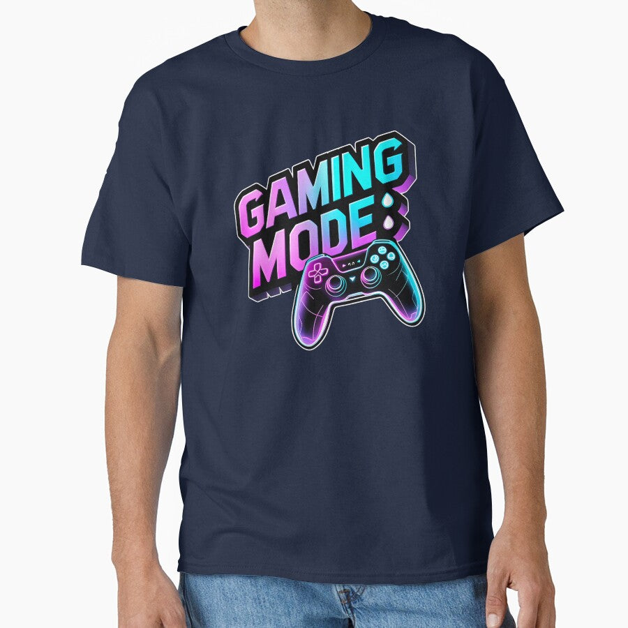 Gaming Mode On T-Shirt Design by BoutiqueMart