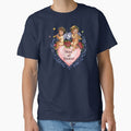 Wedding party gift man of honor angels cherubs heart blue by GrammarDance