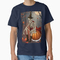 Skeleton with Red Cape on Pumpkin by tinkeybabes