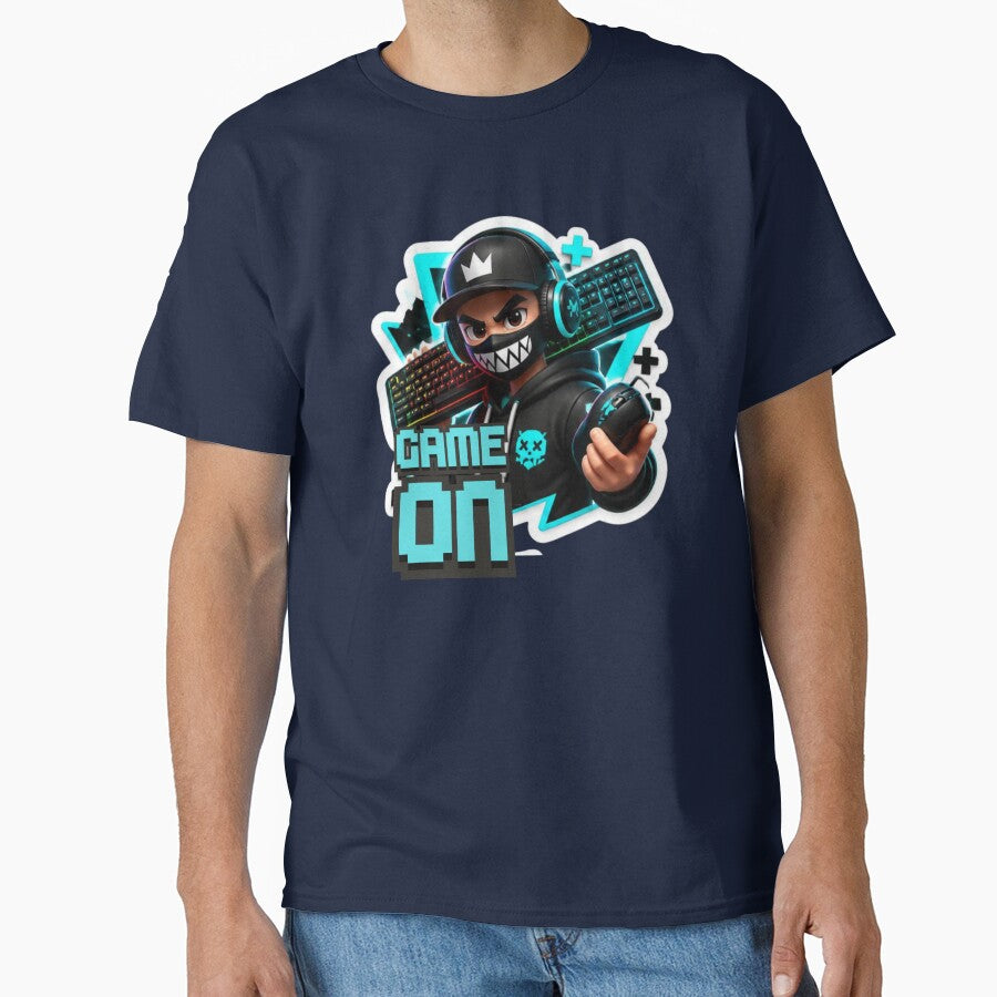 Game On - Gamer Tshirt by iapbaap