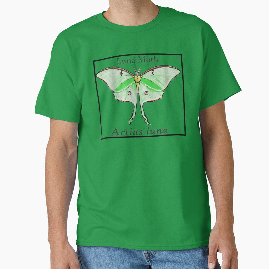 Luna Moth Labeled by Paigeart4sale