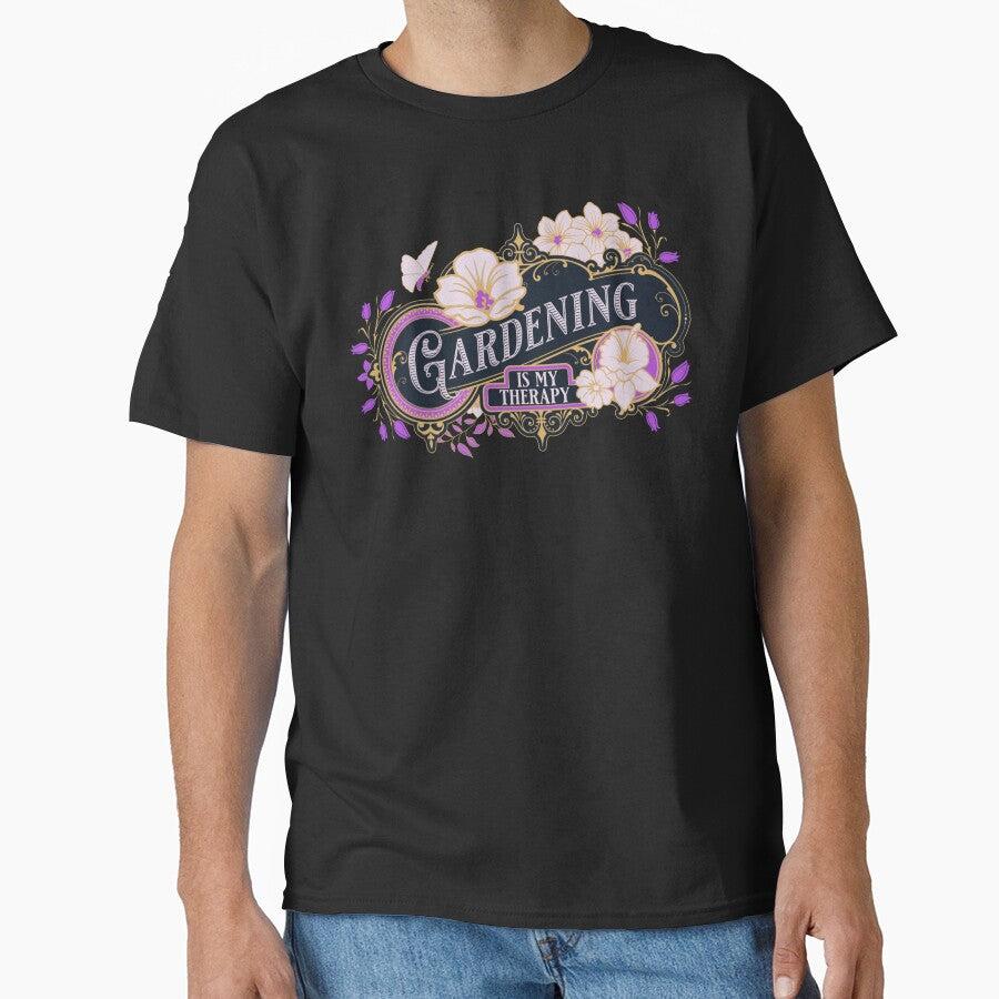 Gardening Is My Therapy by Crazy Crow