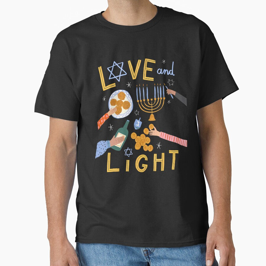 Love And Light Happy Hanukkah Festival Of Lights Vibes by JoannMinndy