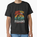 Just A Guy Who Loves Fishing - Fisherman Angler Hobbyist Gift by SkeletonsDanger