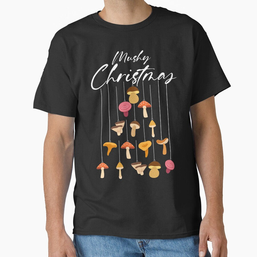 Mushy Christmas Men Women Kids Funny Ugly Christmas Mushroom by KsuAnn