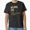 Welding Girl Definition in Gold by XCIV