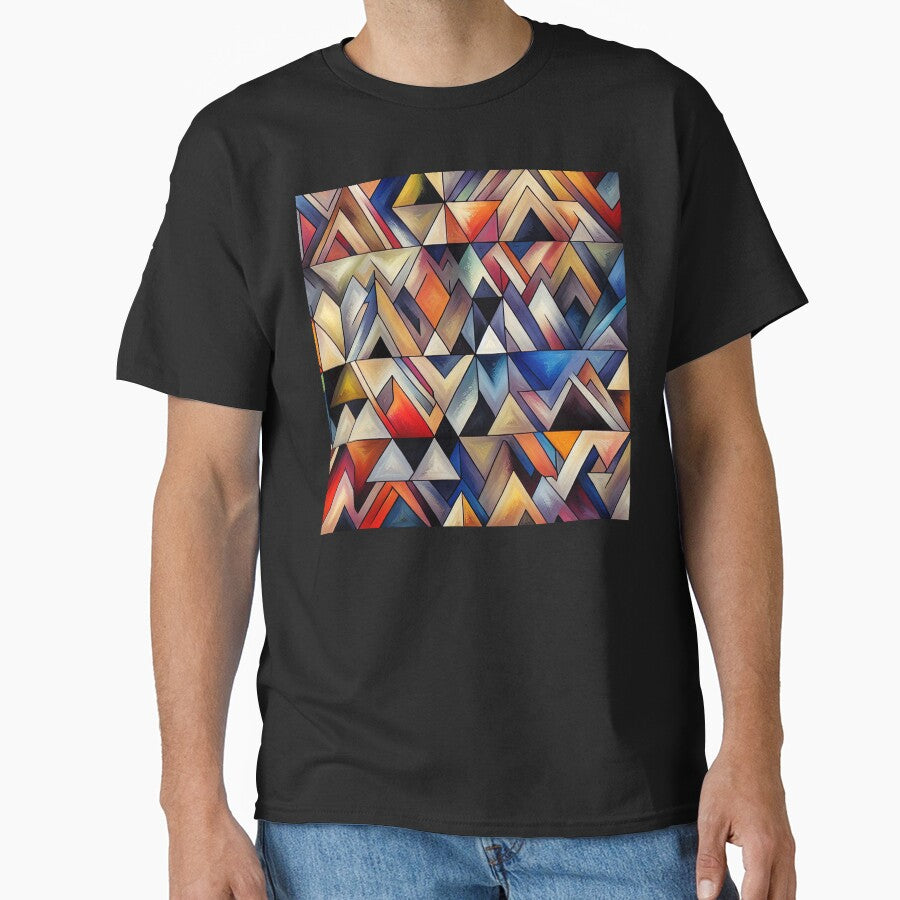 Boho Organic Shapes in Red, Yellow And Blue by DEC02
