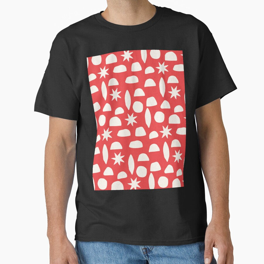 BOHO HENRI MATISSE CHARCOAL VINTAGE RED by blomastudios