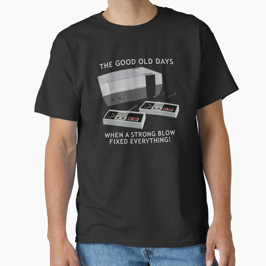 Retro gaming "The Good Old Days When A Strong Blow Fixed Everything!" by JDMTees