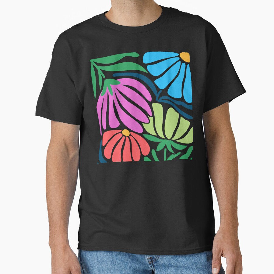 Boho Abstract Colorful Flowers And Leaves Art Designs by DEC02