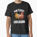 Funny Chicken Farmer Humor Born To Raise Chickens by fantasticdesign