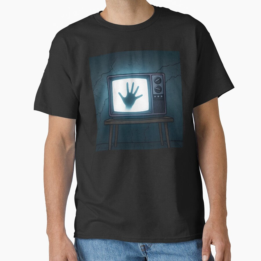 Haunted Retro TV Ghost Hand by teeperfect