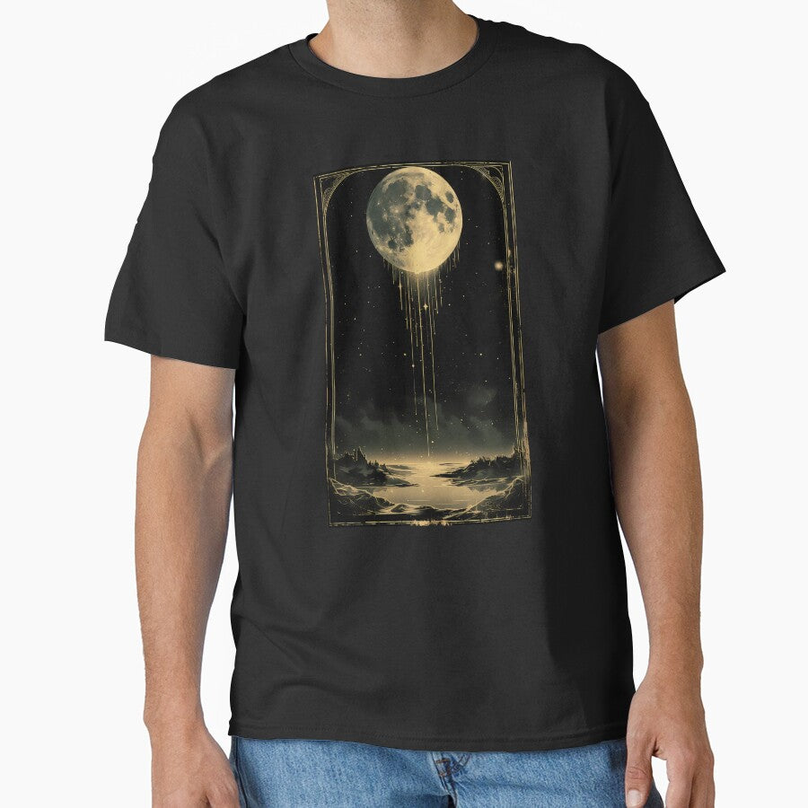 Full moon in a dark surrealism landscape by Fantasy Cache