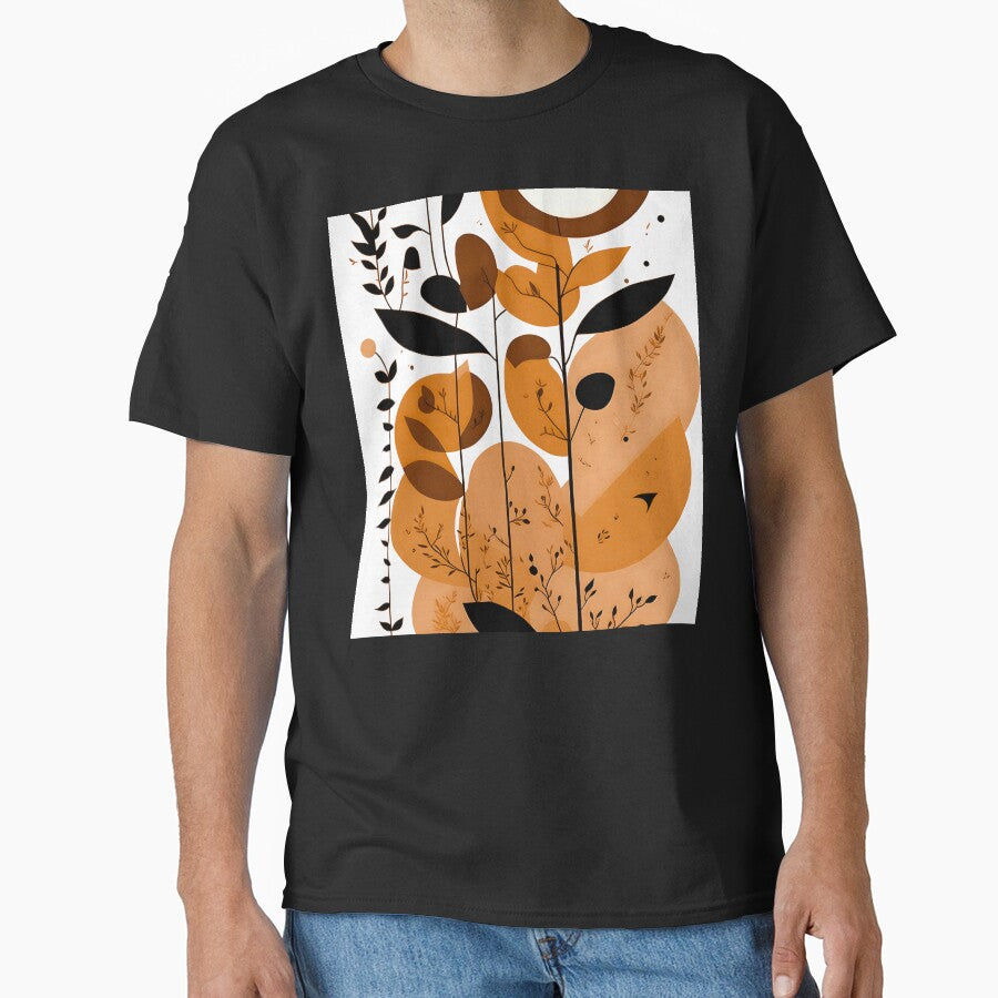 Boho Organic Shapes In Earthtones And Peach-Banana by DEC02