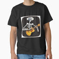 Halloween Skeleton playing guitar by JackFreestone