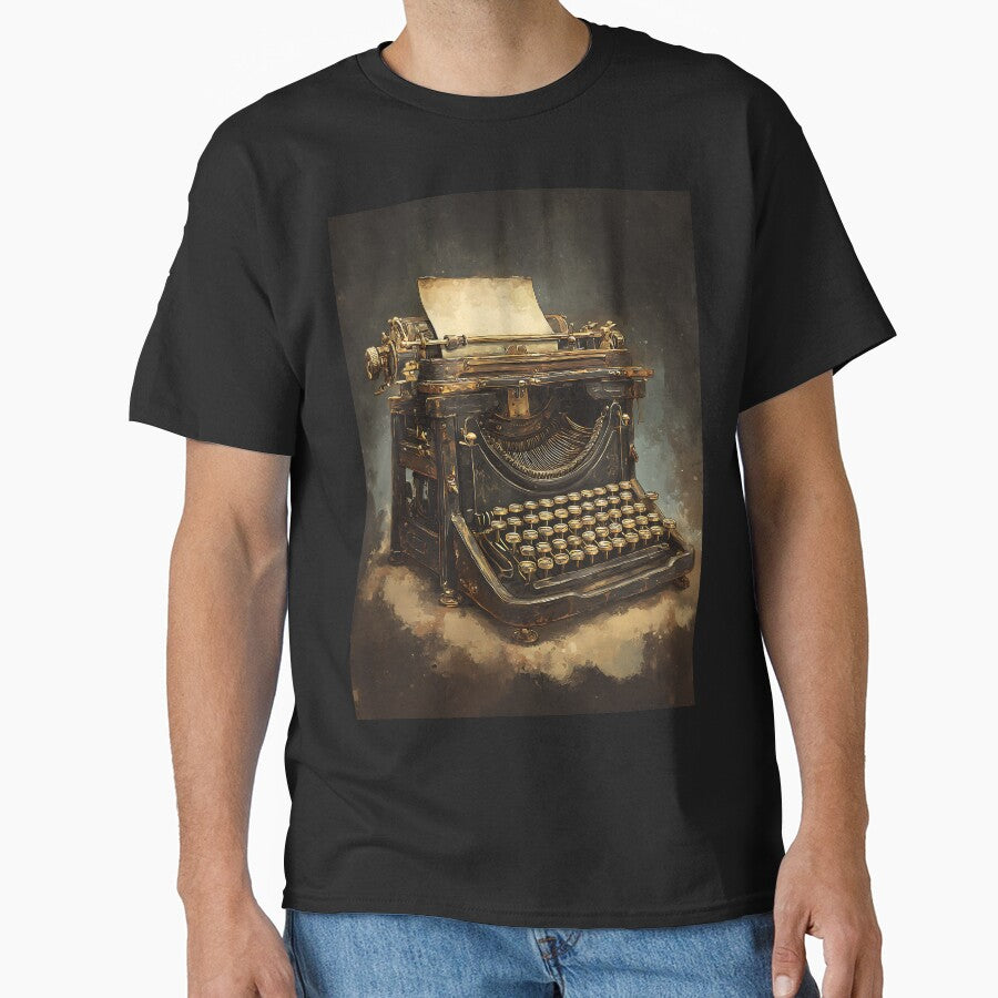 Dark Academia Art: Nostalgic Antique Typewriter by bapupa