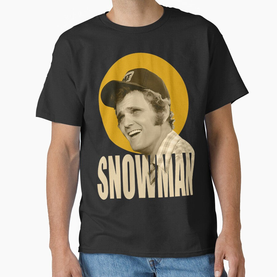 Snowman Smokey & The Bandit Retro Winter Design – Funny Holiday Car Chase Art PERFECT GIFT FOR YOU AND FRIENDS by Matrix1992