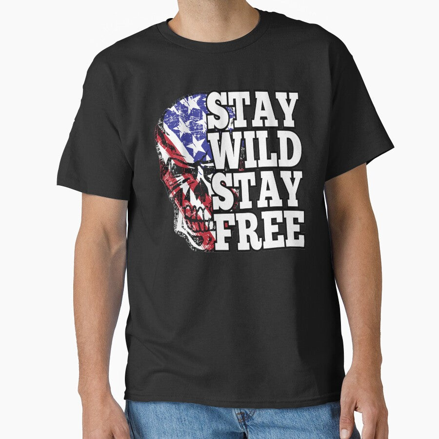 STAY WILD STAY FREE by Warrior Veteran Clothing