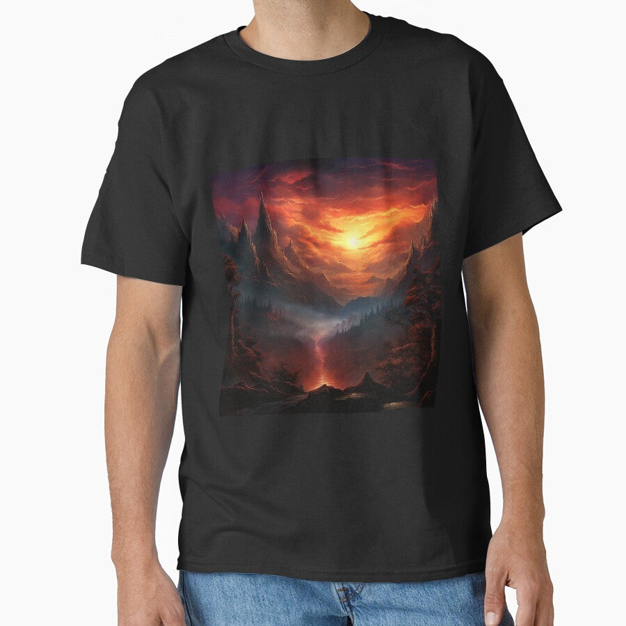 Fantasy Landscape - Land of Fire by Fantasy Masterpiece