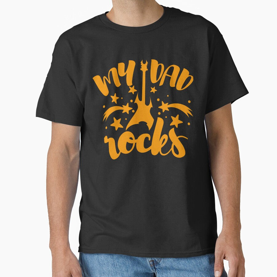 my dad rocks, father's day dad gift by lapolonaise