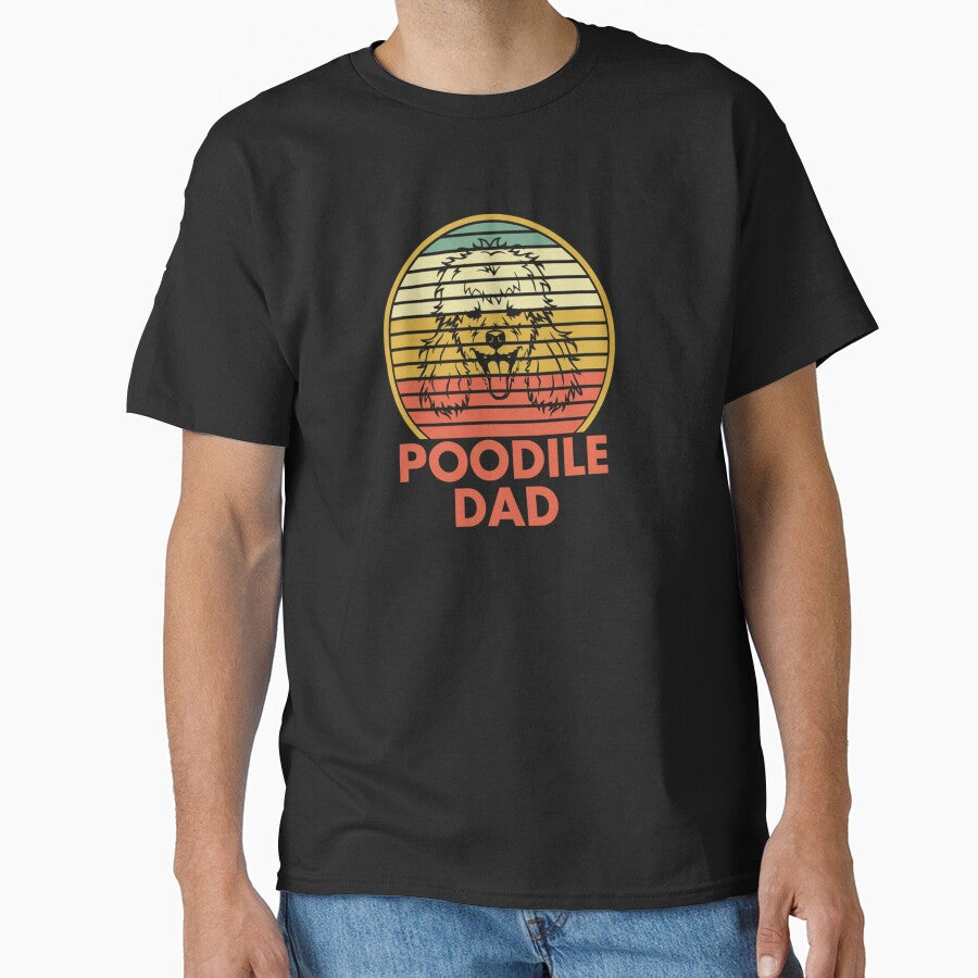 RETRO POODLE DAD POODLE DOG DAD by sobriowslen