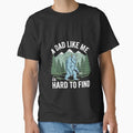 Yeti Dad Shirt Funny Cryptid Dad A Dad Like Me Is Hard To Find by Aquarius-club