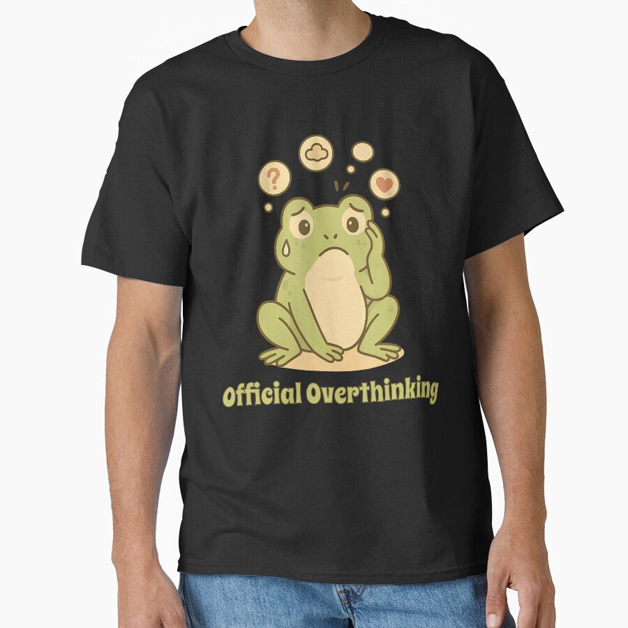 Official Overthinking Frog Too Many Thoughts by JenniferJanice