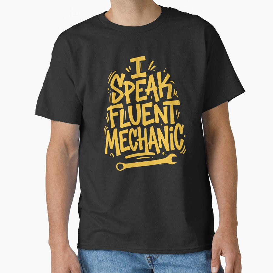 I Speak Fluent Mechanic by Automotive Art by Greg