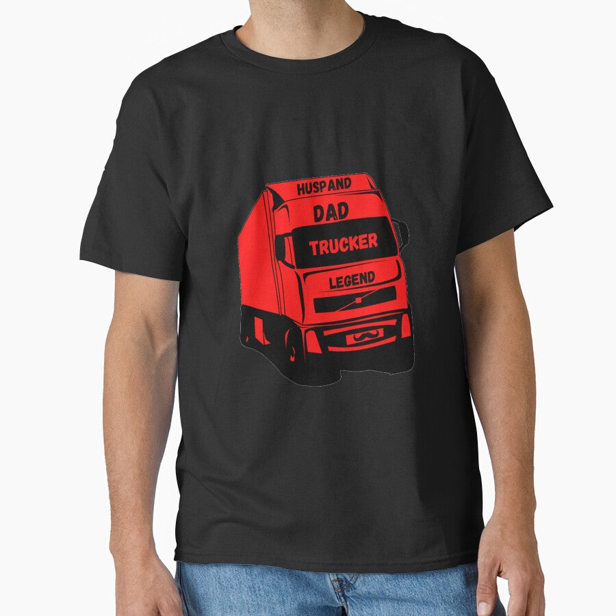 Husband Dad Trucker Legend Kids Toddler Pullover Hoodie by jounior ⭐⭐⭐⭐⭐