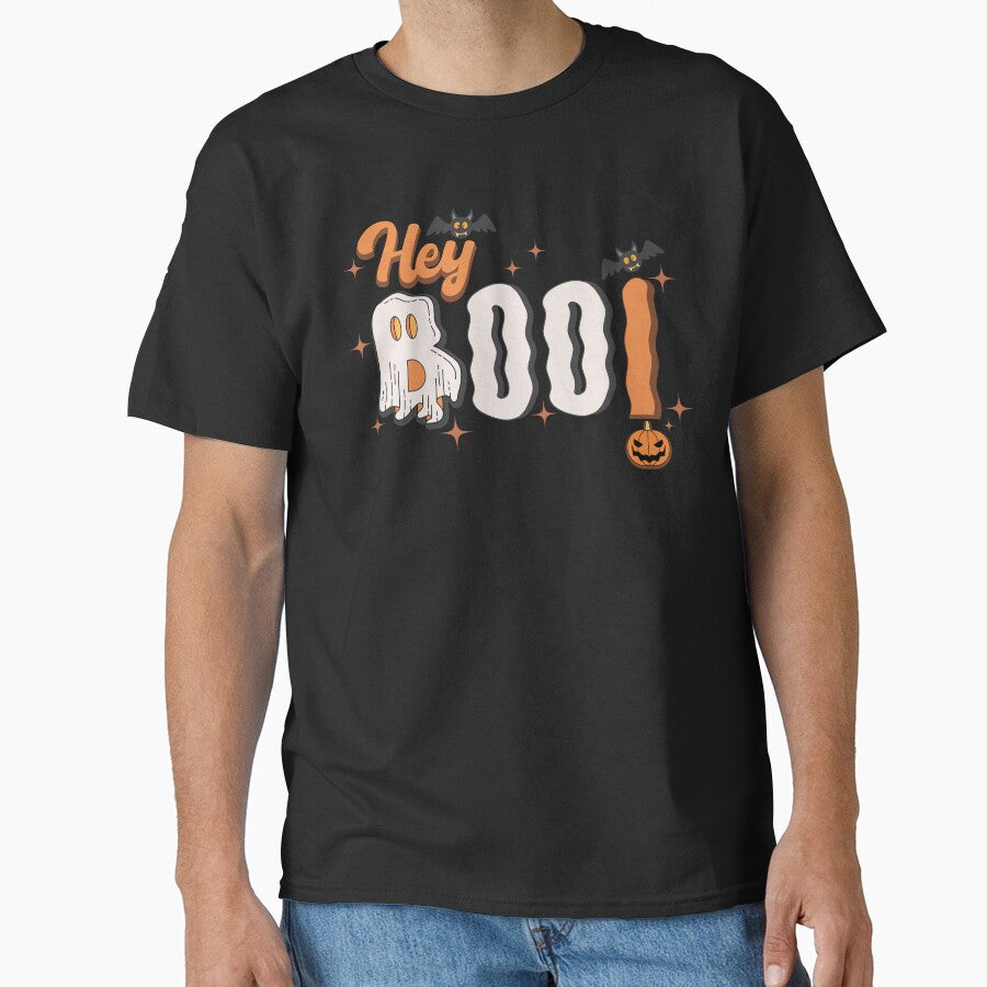 Hey Boo typography boo Halloween by onzpacesdesign