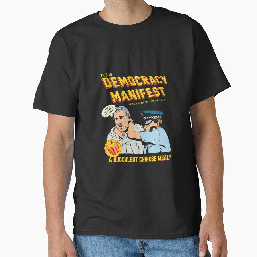 Democracy Manifest Succulent Chinese Meal Satire by Clahristiansen