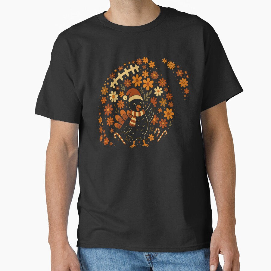 Floral Football, Retro Football, Football, Game Day, Brushstroke, Touchdown Season, Fall, Boho Floral, Football Mom by DesignDenDo ⭐⭐⭐⭐⭐