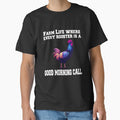 Funny Chicken Farmer Humor Farm Life Where Every Rooster by fantasticdesign