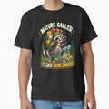 Nature Called Bring Snacks - Raccoon Hiker by Good Mood Foundry