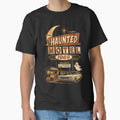 Haunted Motel Halloween 1969 – Vintage Retro Roadside Spooky Design by Artxotic Studio