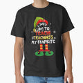 Elf Teacher Christmas Shirt, Christmas Shirt, Funny Christmas Shirt, Christmas Party Shirt by Nrlifecreations