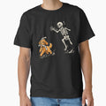 Funny Dog Stealing Skeleton Bone Poodle Goldendoodle Halloween by haitrieuic96