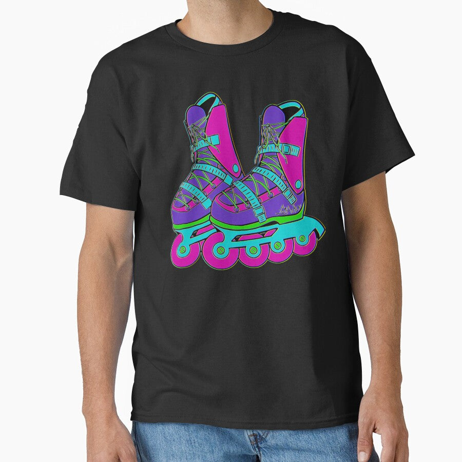 Retro Love: 90s Style Rollerblades by LyAnMeArt