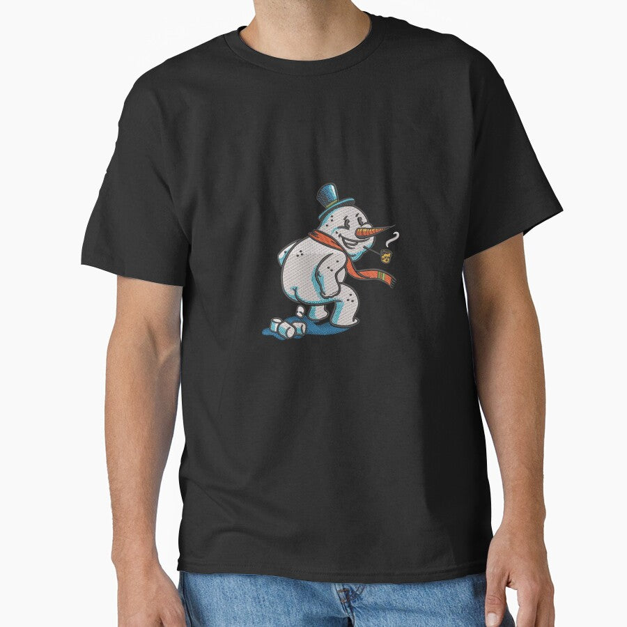 Snowman pooping! by Cre8iveSkill