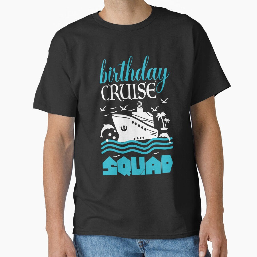 Birthday Cruise Squad Cruising Vacation Funny Birthday by MarvSeel