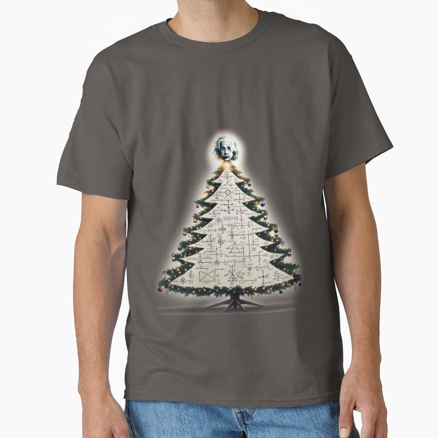 The Relativity of Christmas Cheer - Christmas T-shirt by DumbPet